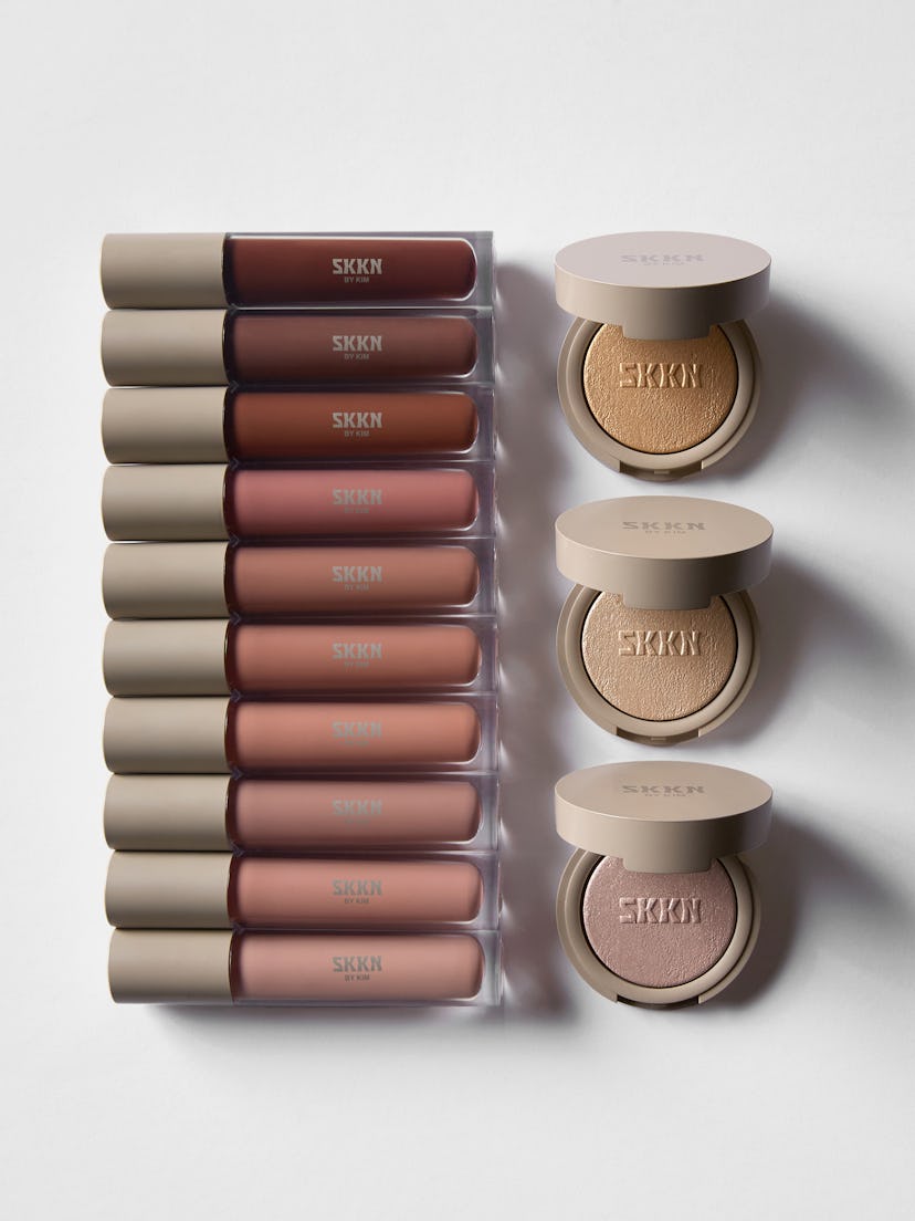 The SKKN BY KIM Lip Glosses and Highlighters are now available to shop.