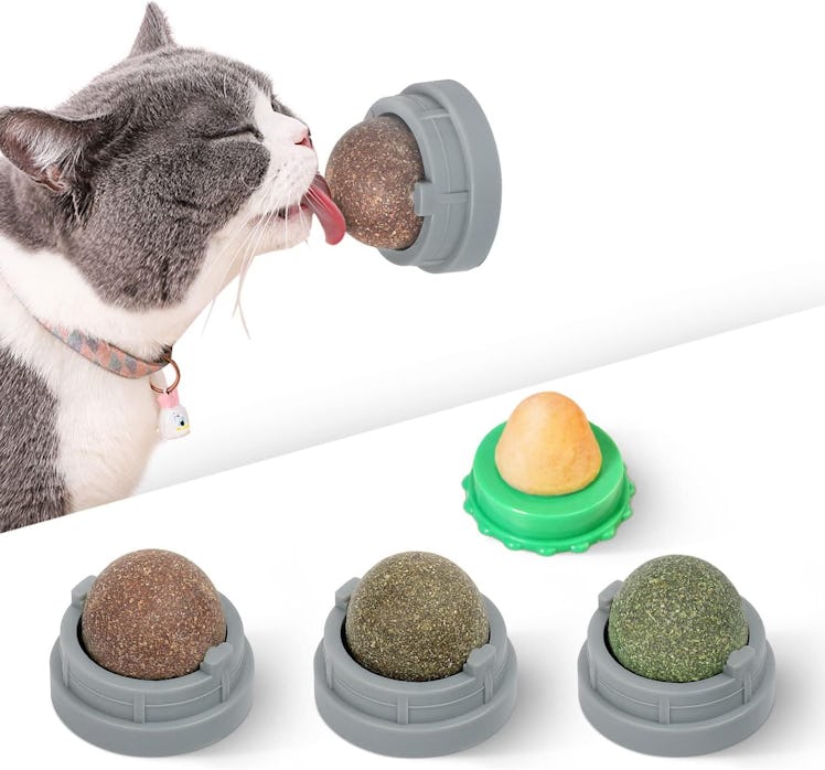 Potaroma Catnip Ball Toys (4 Pieces)