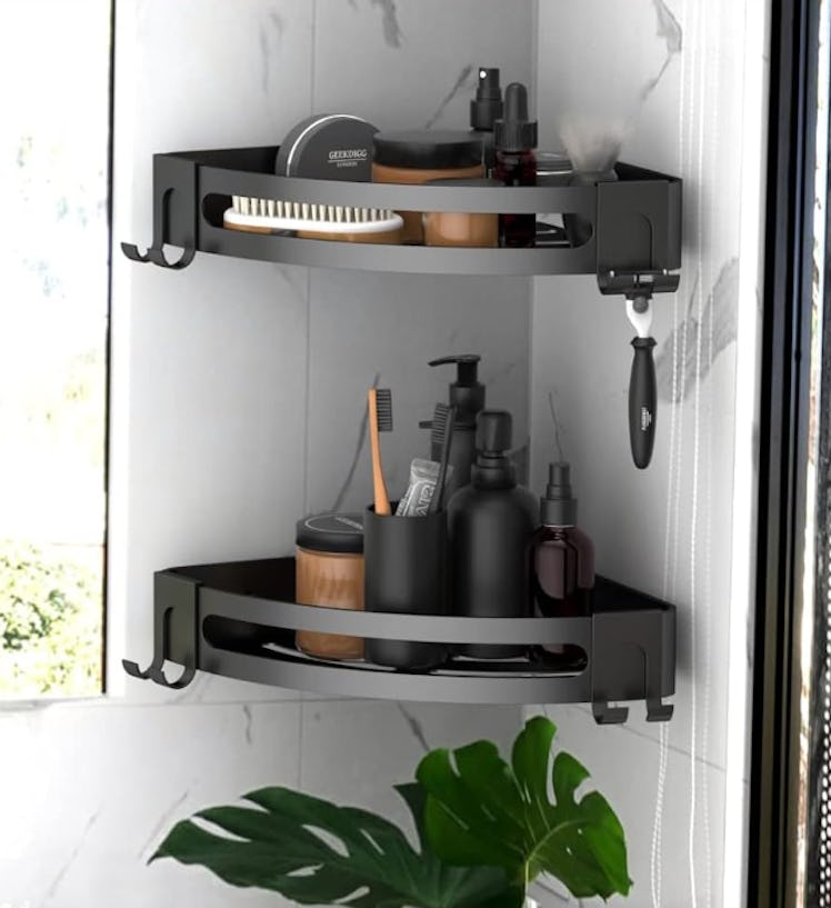 GeekDigg Corner Shower Caddy (2-Pack)