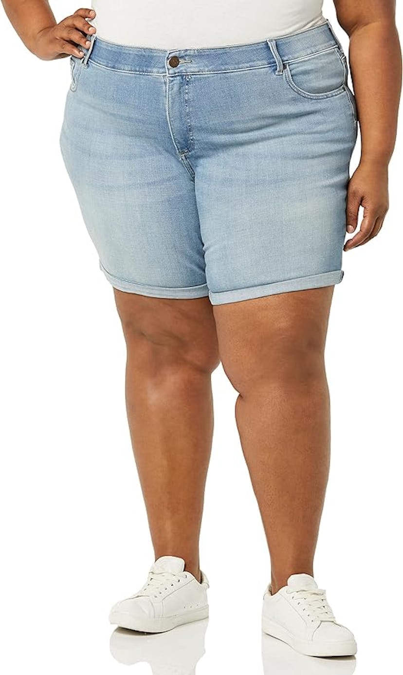 Riders by Lee Indigo Cuffed Denim Shorts