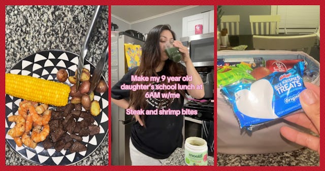 One mom is going viral for the elaborate and hefty meals she packs for her daughter, leaving some In...
