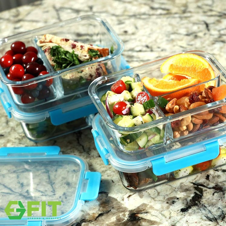 FIT Bento Meal Prep Containers (4-Pack)