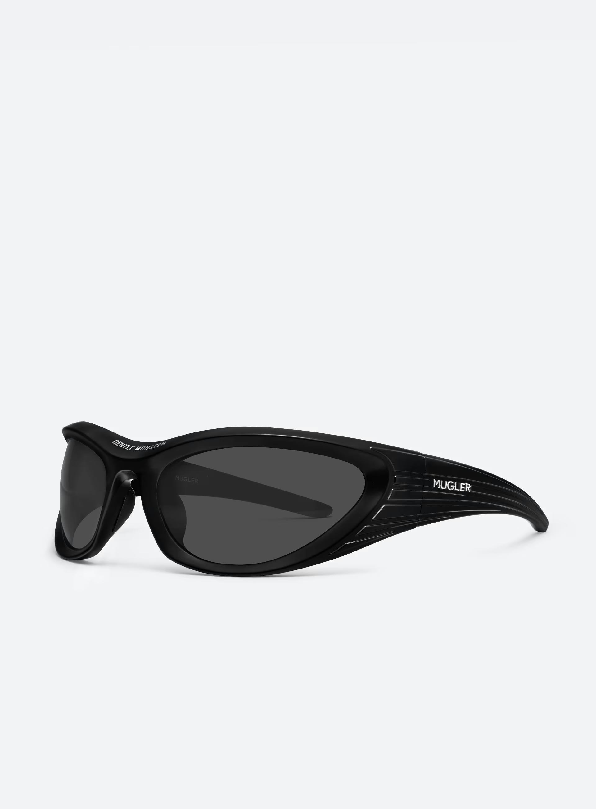 GENTLE MONSTER MUGLER シルバー Gentle Monster x Mugler Spiral Sunglasses Chrome Silver