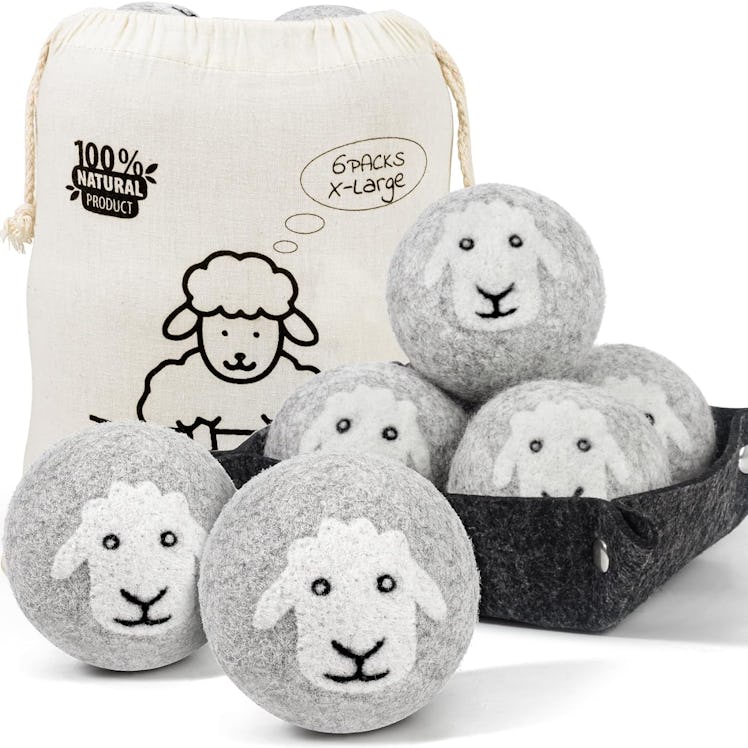 Kevenal Wool Dryer Balls (6-Pack)