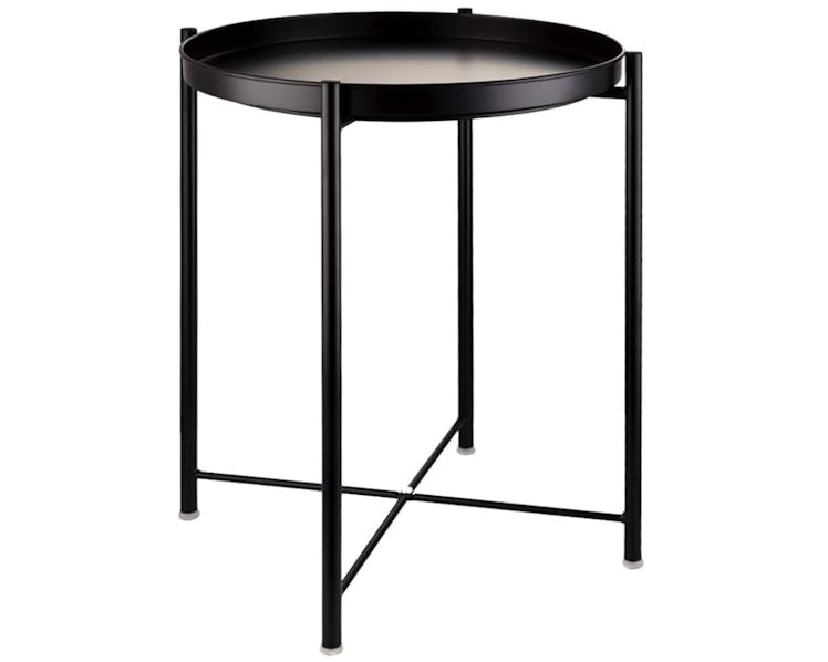 EKNITEY Folding Metal Side Table