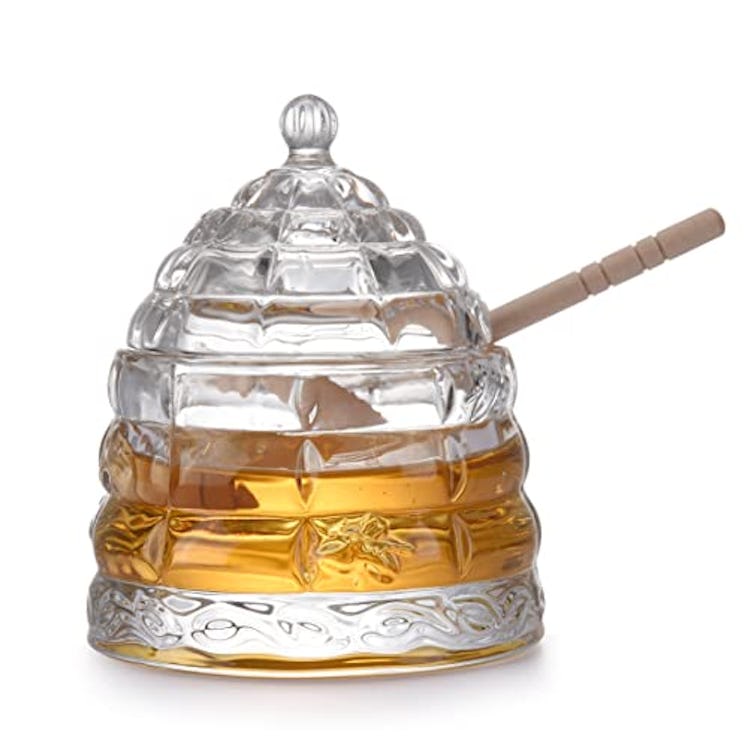 Whole Housewares Honey & Maple Syrup Dispenser With Lid