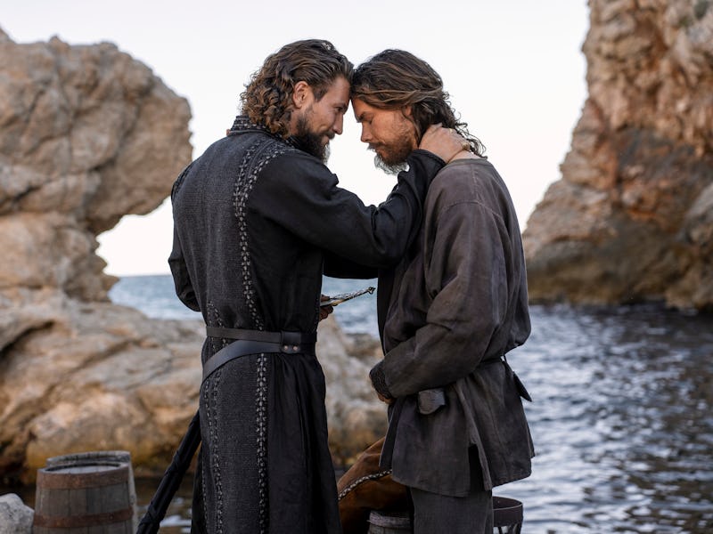 Leo Suter and Sam Corlett in Vikings: Valhalla