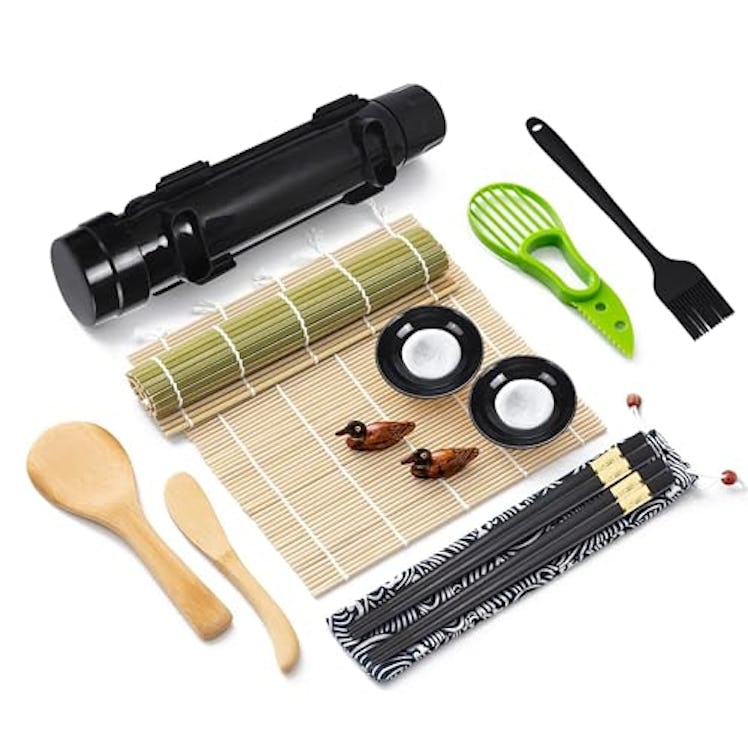 Kirosaku Sushi Making Kit for Two (14-Piece)