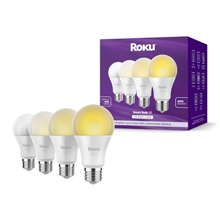 Roku LED Smart Light Bulbs (4-Pack)