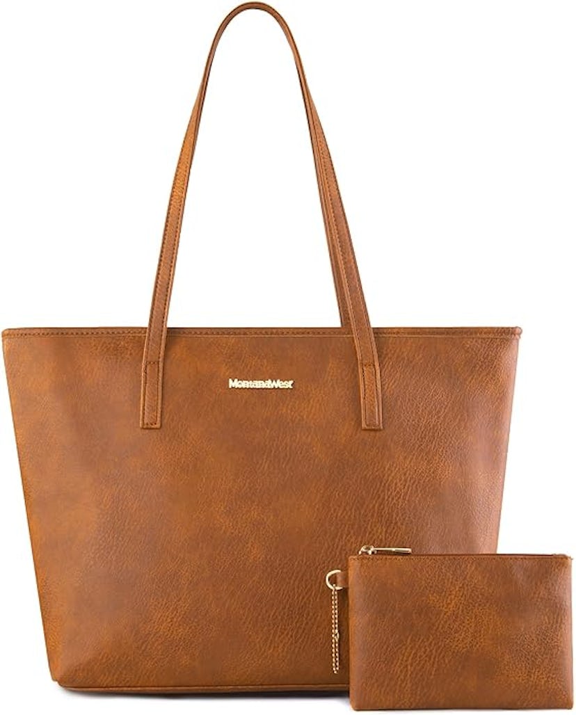 Montana West Tote Bag With Wallet 