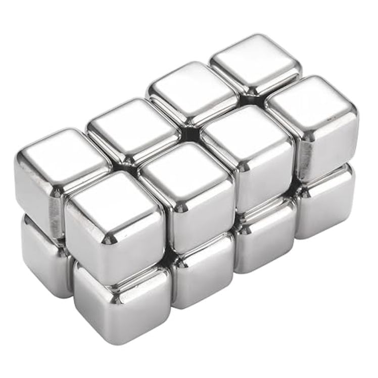 Kitchtic Metal Ice Cubes (Set of 16)