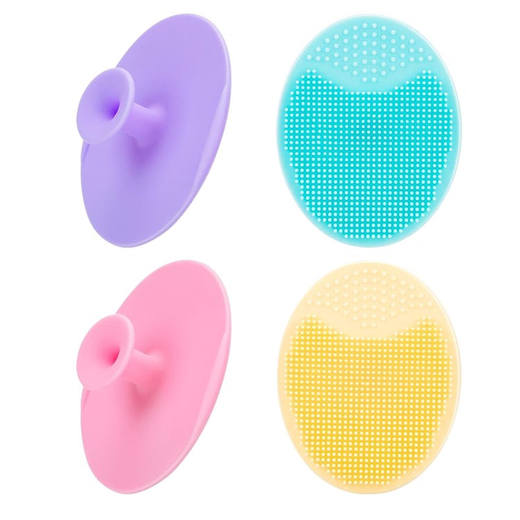 JEXCULL Silicone Facial Scrubbers (4-Pack)