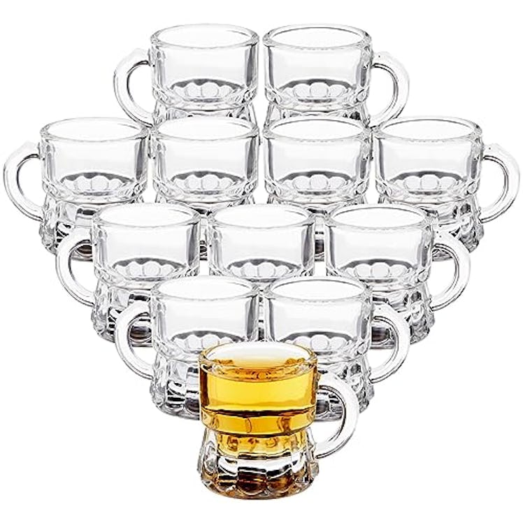 Okuna Outpost Mini Beer Mug Shot Glasses (12-Pack)