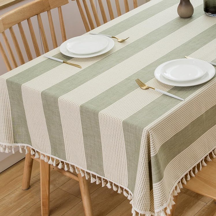 TruDelve Cotton Linen Tablecloth