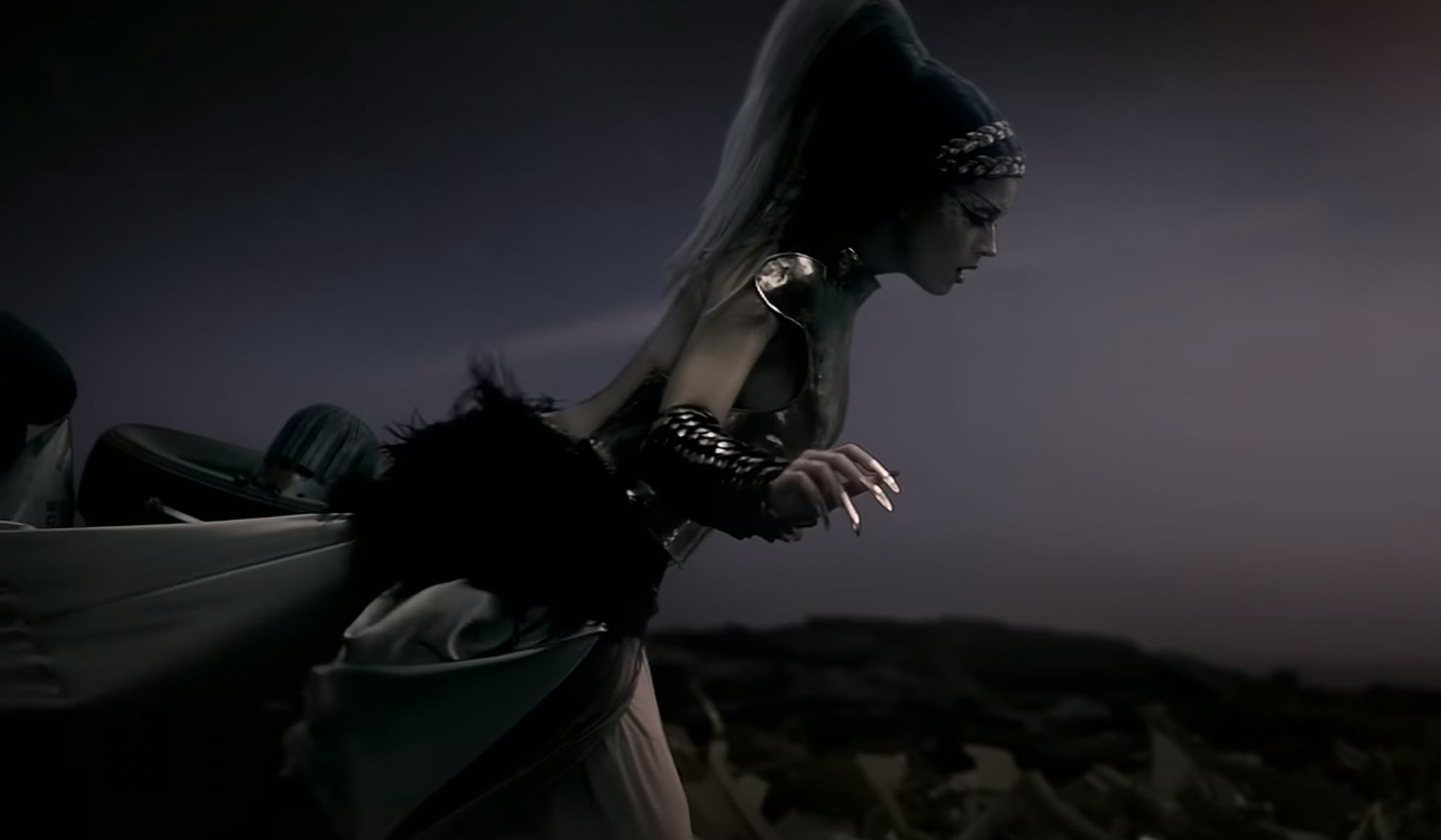 Katy Perry stars in her 2011 music video for &ldquo;E.T."