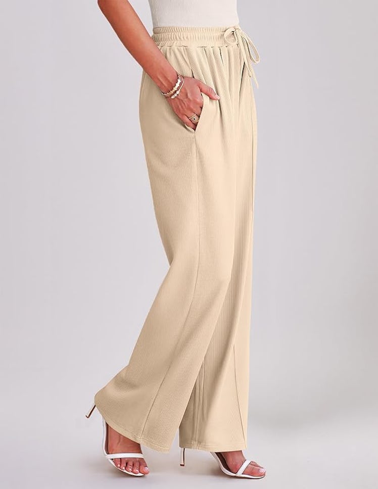 HAEOF Wide-Leg Lounge Pants 