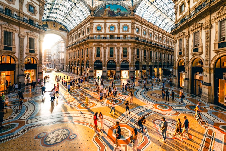Galleria Vittorio Emanuele II in Milan, Italy.