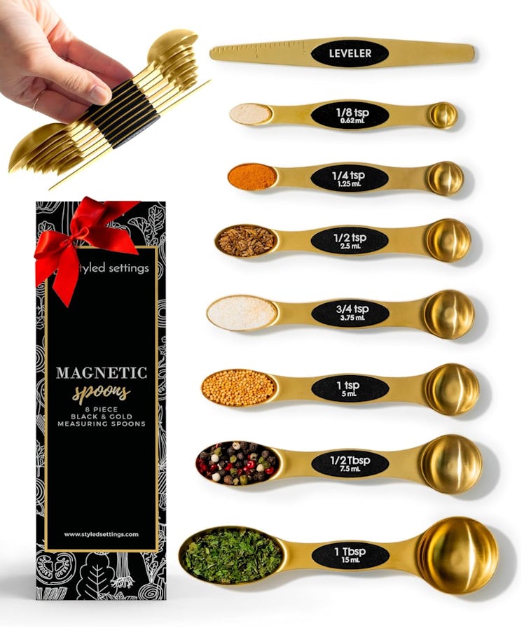  Styled Settings Magnetic Measuring Spoons Set