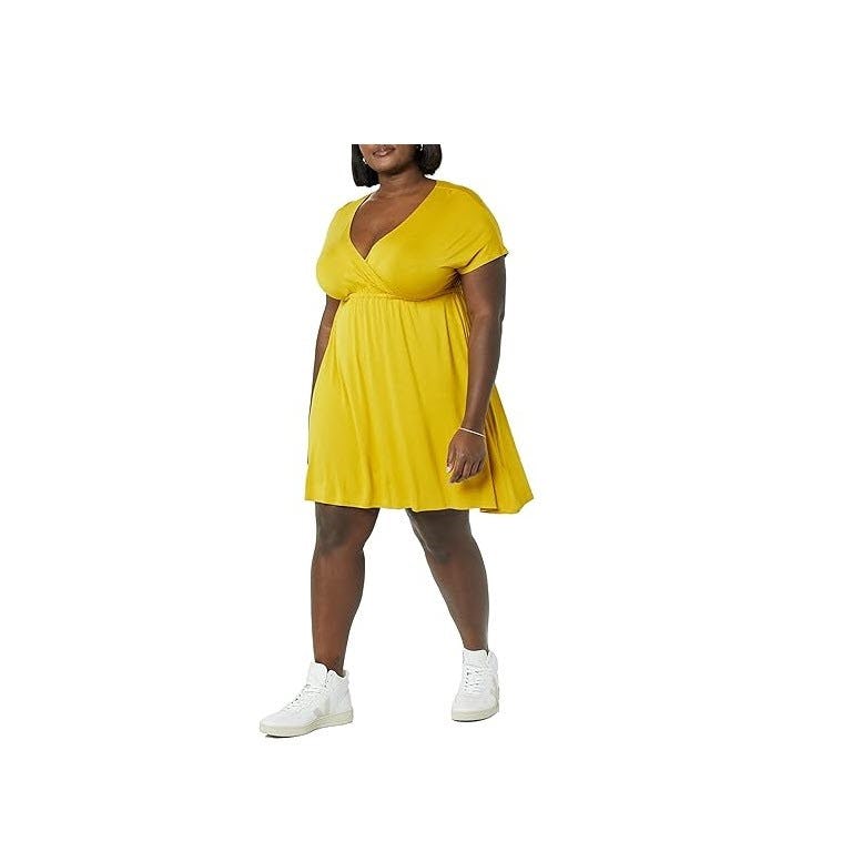 Amazon Essentials Women's Surplice Dress