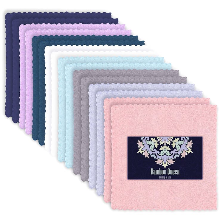 Bamboo Queen Reusable Makeup Remover Cloths (16-Pack)