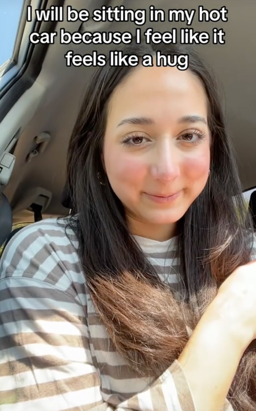 On TikTok, creators say sitting in your toasty warm car can feel like a hug.