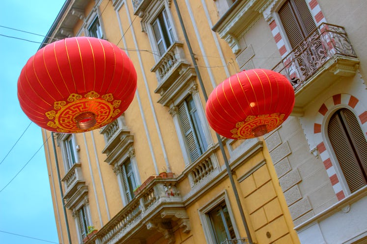 Chinatown in Milan, Italy.
