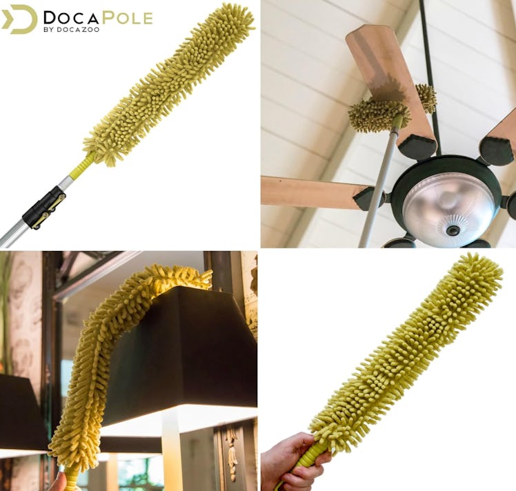 DocaPole Microfiber Flex-and-Stay Ceiling Fan Duster 