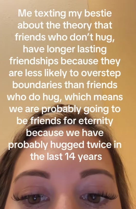 Do you hug your best friend?