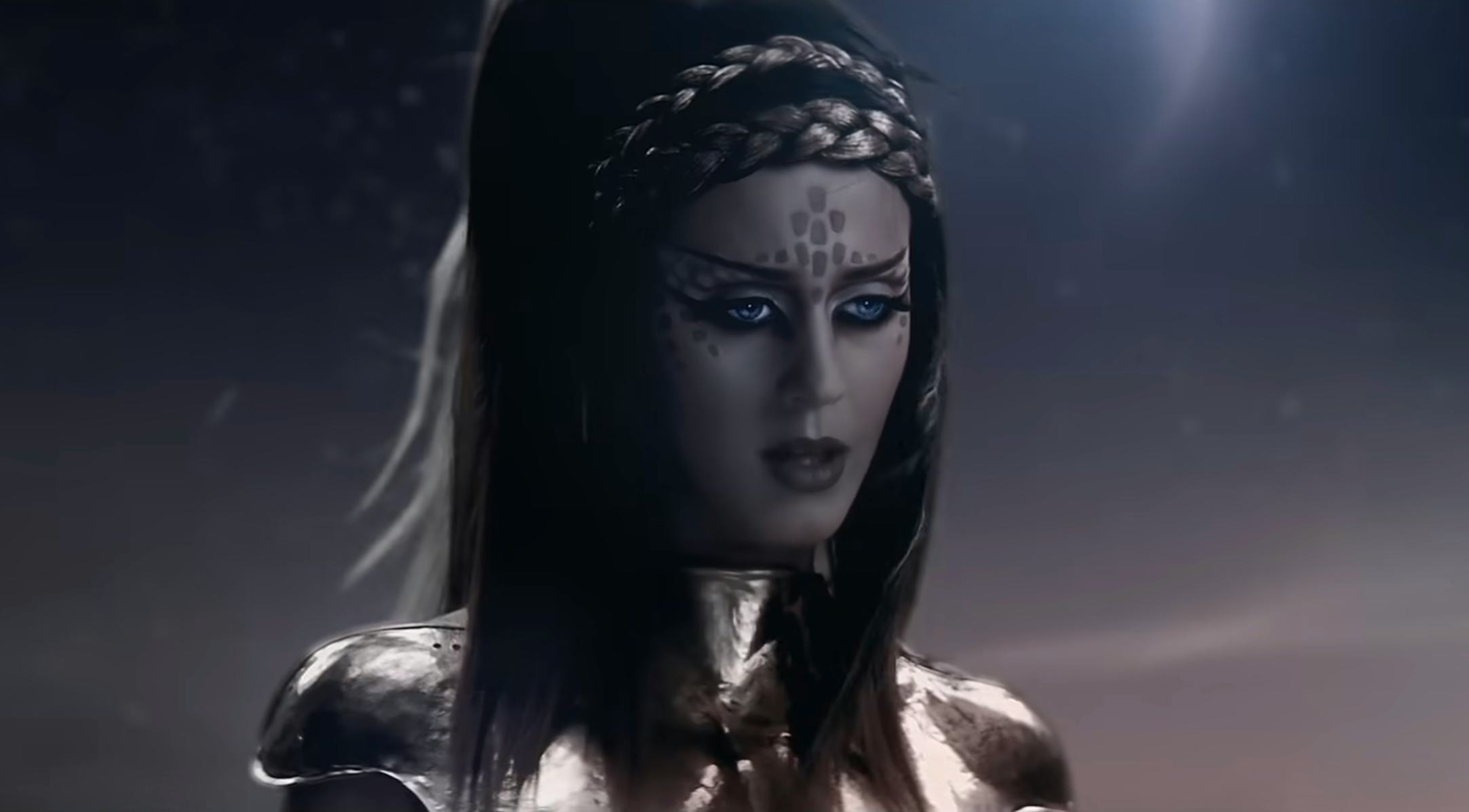 Katy Perry stars in her 2011 music video for &ldquo;E.T."