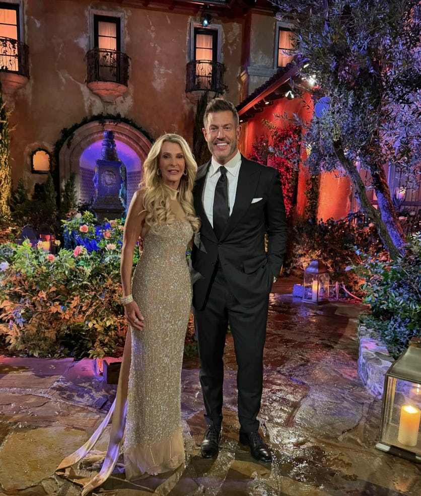 Joan and Jesse on The Golden Bachelorette. Screenshot via Instagram