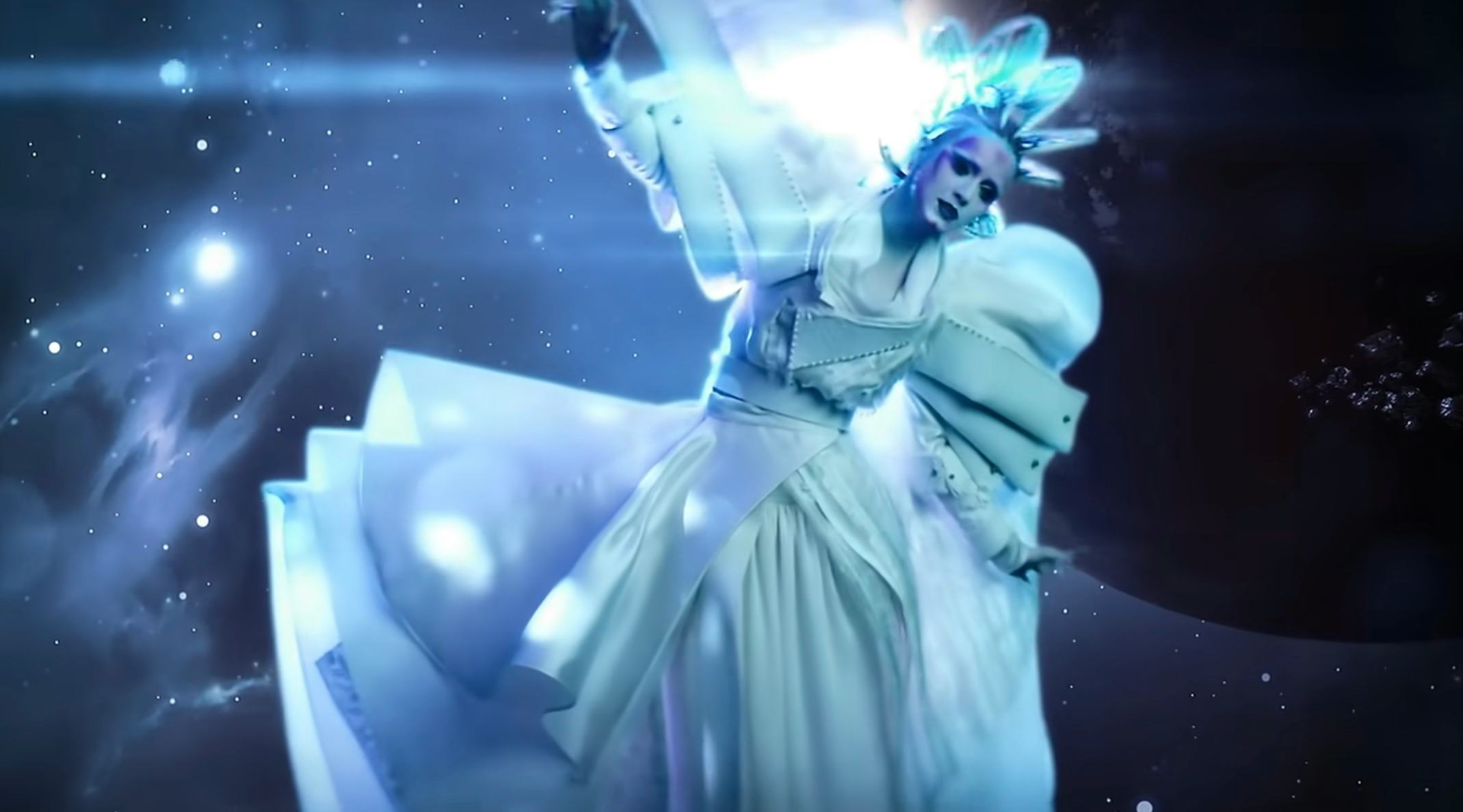 Katy Perry stars in her 2011 music video for &ldquo;E.T."