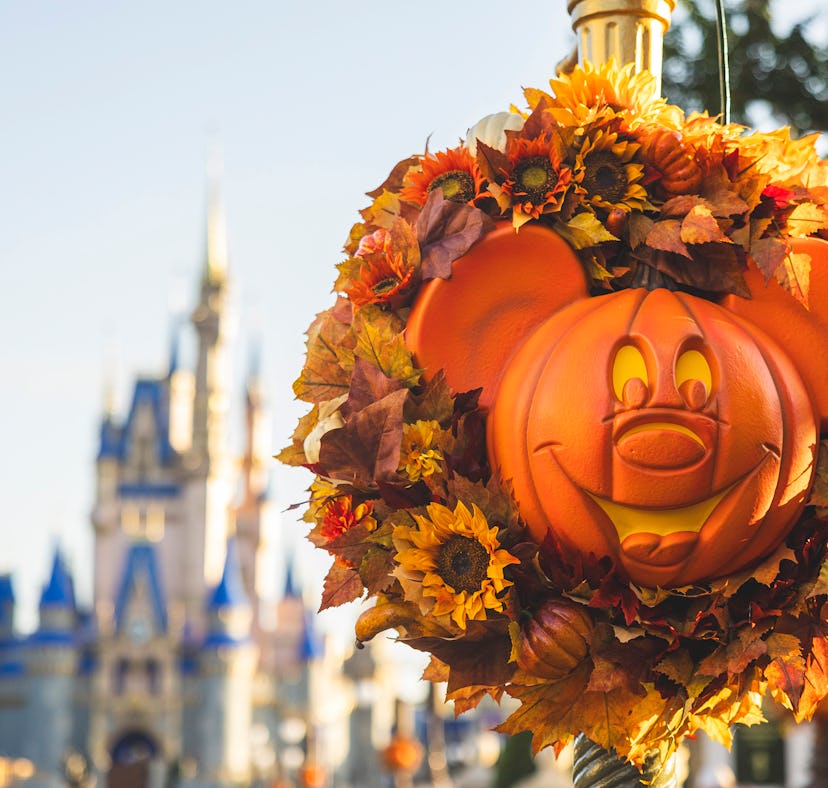 The Disney Stores is selling its viral Mickey Mouse pumpkin wreath for the fall.