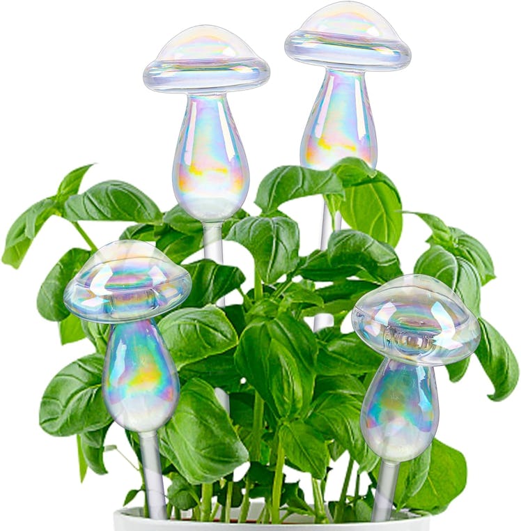 jiuhexuj Iridescent Plant Watering Globes (4-Pack)