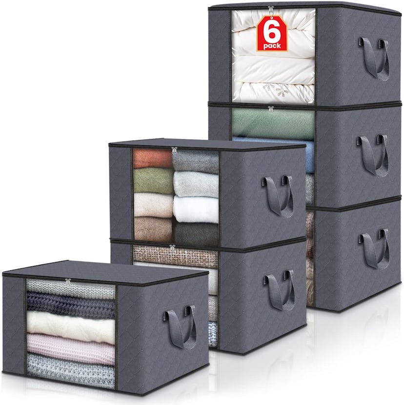 Fab Totes Foldable Storage Bags (6-Pack)