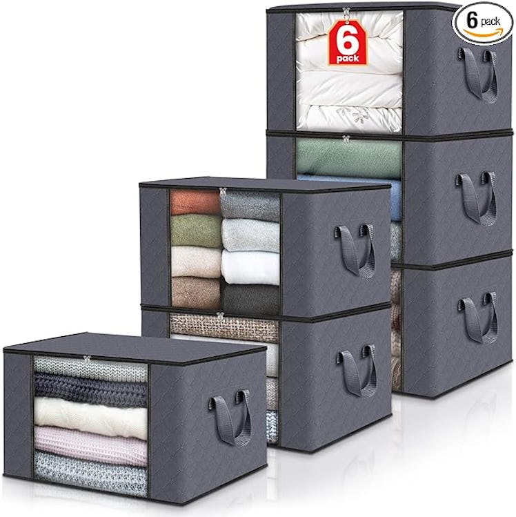 Fab Totes Foldable Storage Bags (6-Pack)