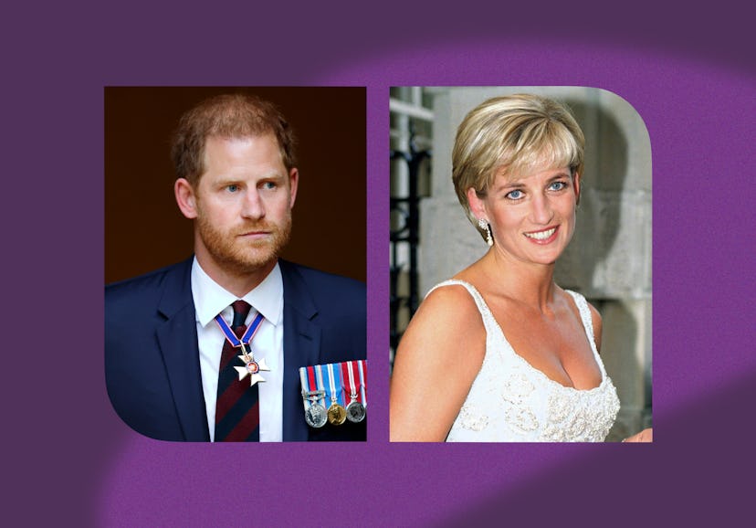 Prince Harry, Duke of Sussex, and Princess Diana.