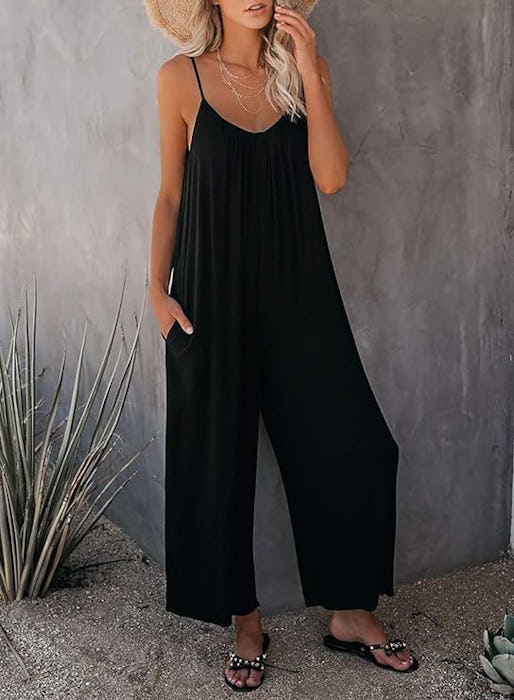 Happy Sailed Stretchy Jumpsuit With Pockets