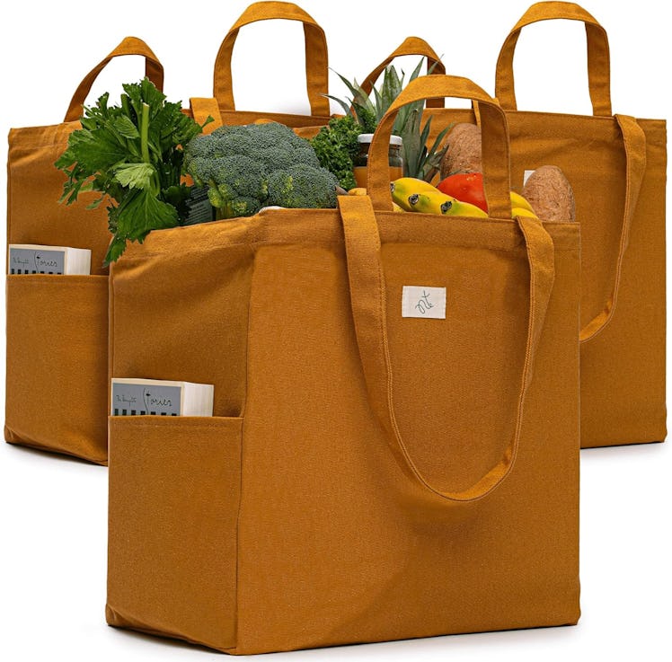 Nook Theory Reusable Grocery Bags (3-Pack)