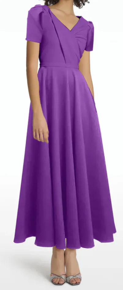 Kate Middleton's Bright Purple Midi Dress Stood Out In The Wimbledon Stands
