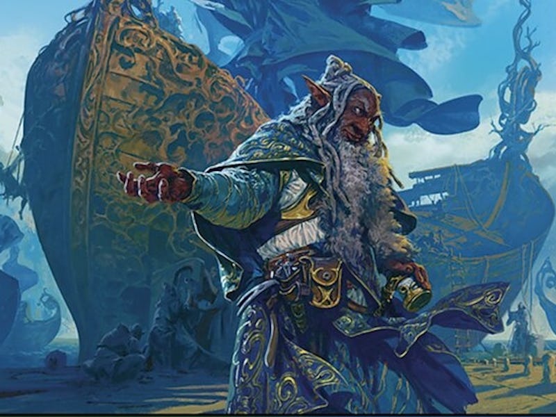 Círdan the Shipwright, as depicted in 'Magic: The Gathering.'