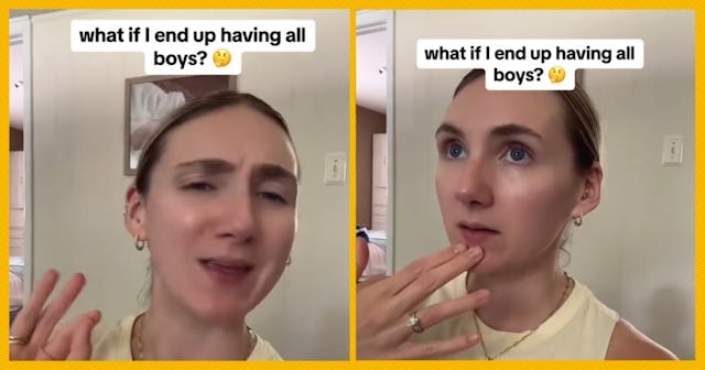 A mom on TikTok wonders what her life will look like if she only has sons, worried that once they’re...