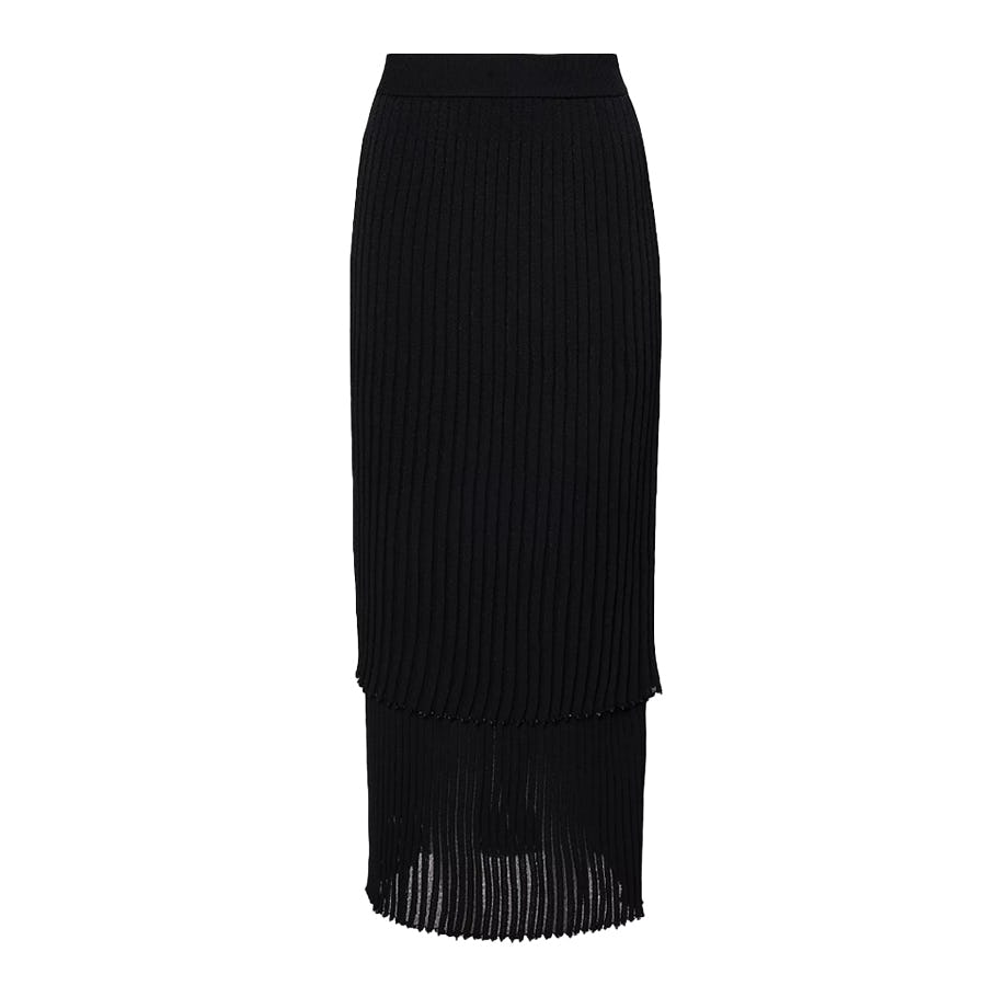 【in a row】 string skirt pants in a row】River string skirt pants