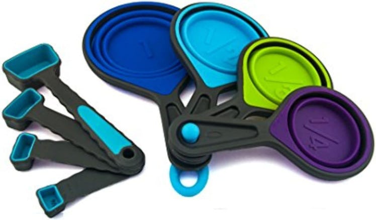 Ingeniuso Collapsible Measuring Cups and Measuring Spoons (8 Pieces)