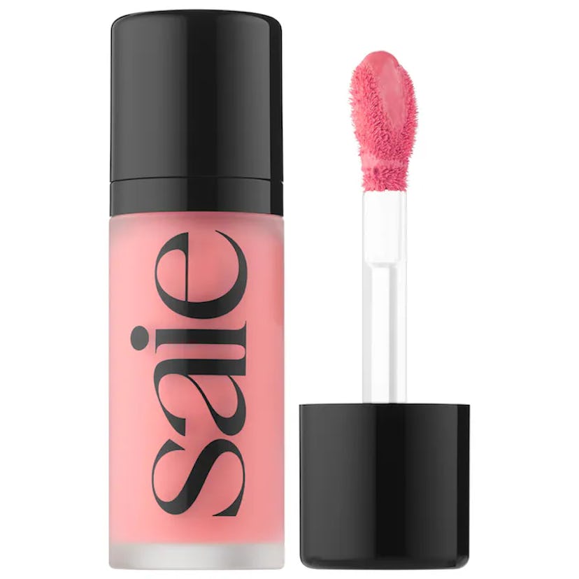 Saie Dew Blush Blendable Liquid Blush in Sweetie, a neutral pink color