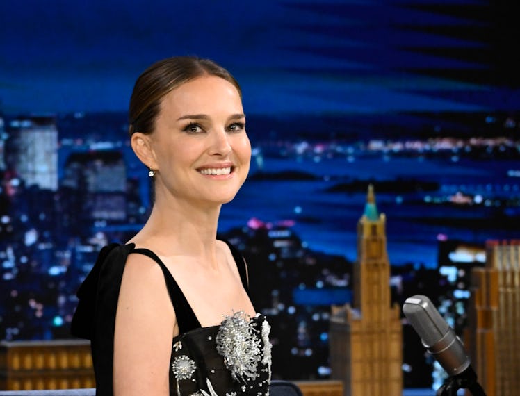 THE TONIGHT SHOW STARRING JIMMY FALLON -- Episode 1997 -- Pictured: Actress Natalie Portman during a...