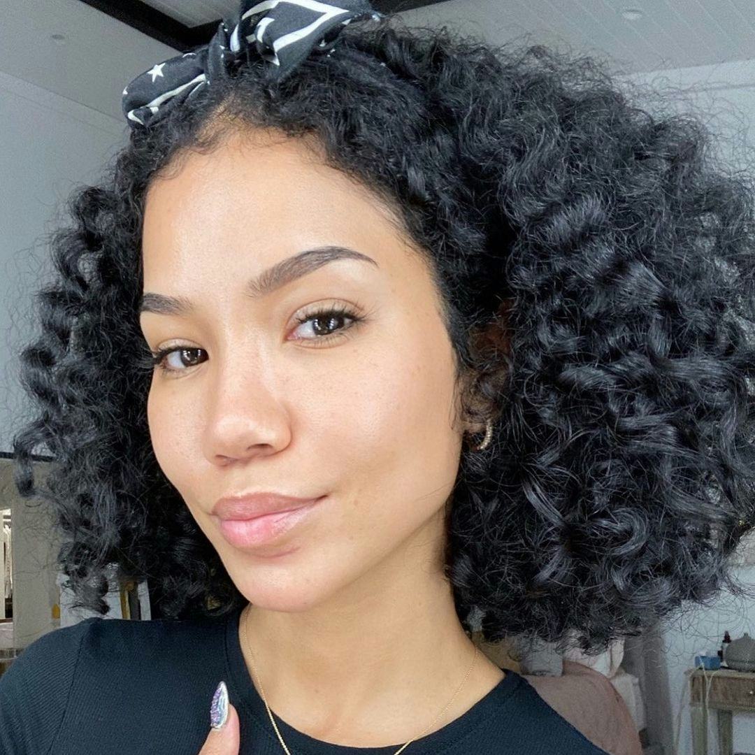 Jhené Aiko proves that curly girls can rock a bob, too.