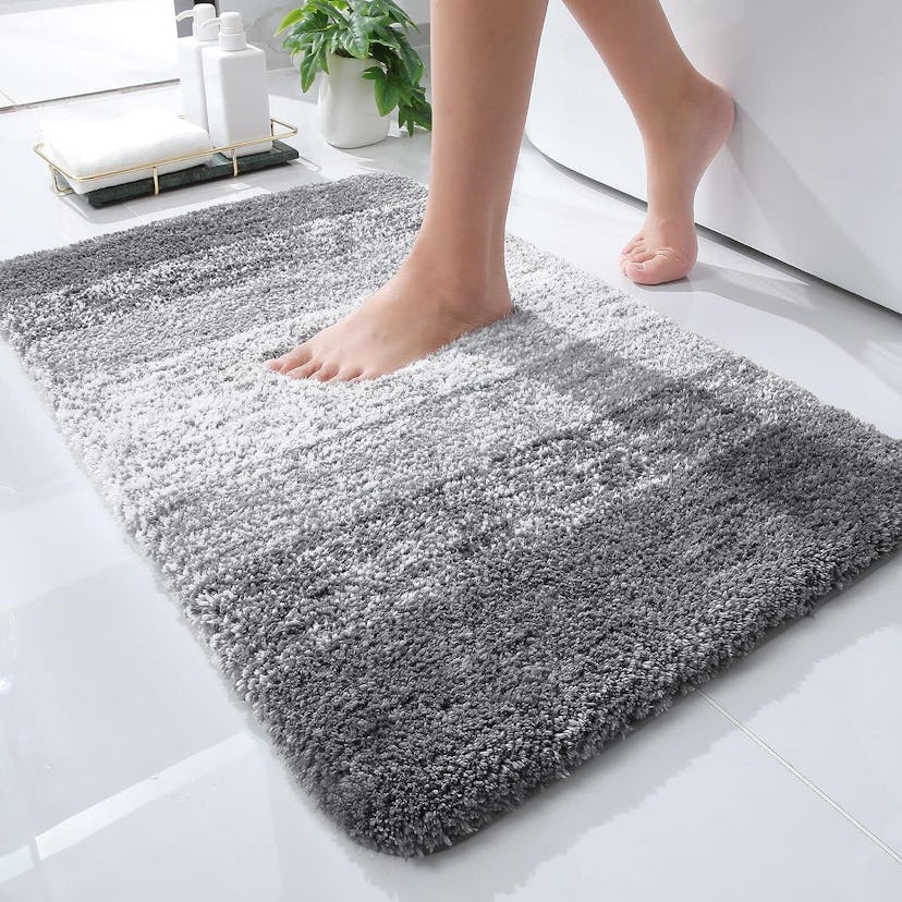 OLANLY Microfiber Bathroom Rug