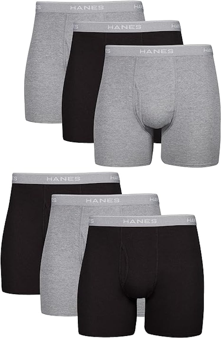 Hanes Boxer Briefs (6-Pack)