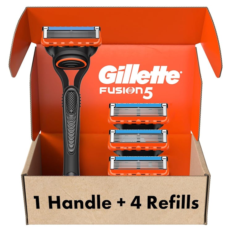 Gillette Fusion5 Razors (1 Razor, 4 Blade Refills)