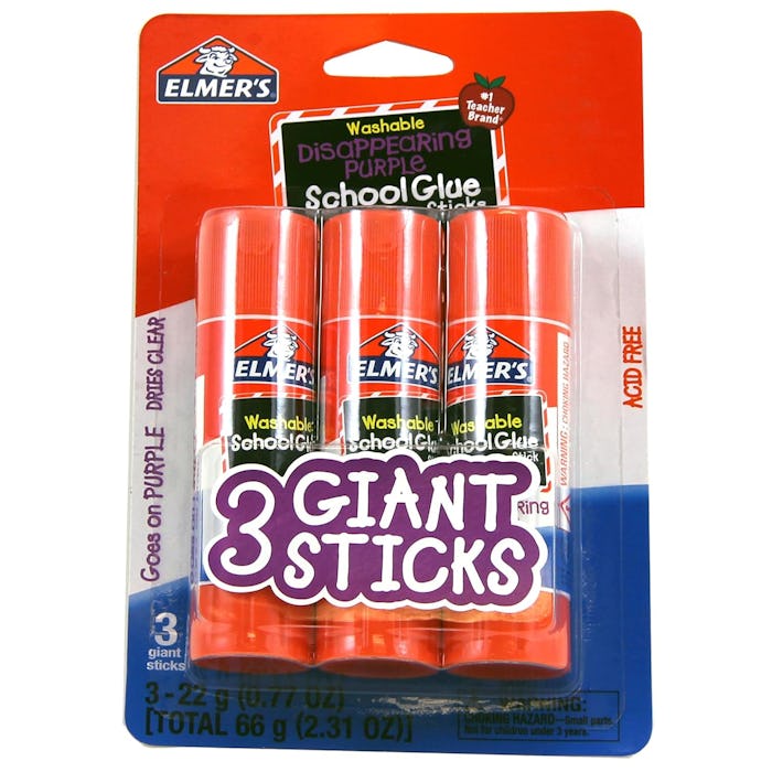 Elmer's Disappearing Purple School Glue Sticks (3 Count)